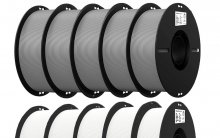 10 bobines de 1 Kg Filament PLA Creality Ender, Gris 5 (...)